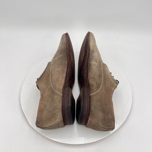 To Boot New York Adam Derrick Men Size 9 Brown Suede Plain Toe Derby Dress Shoes - Picture 8 of 15